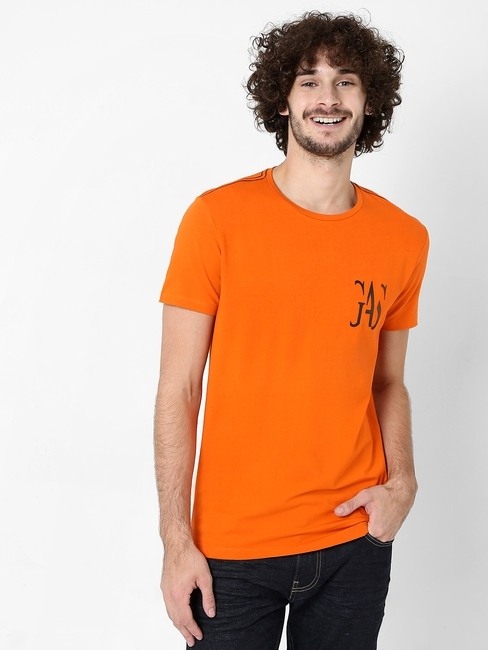 GAS | Scuba Placement Slim Fit Crew-Neck T-shirt