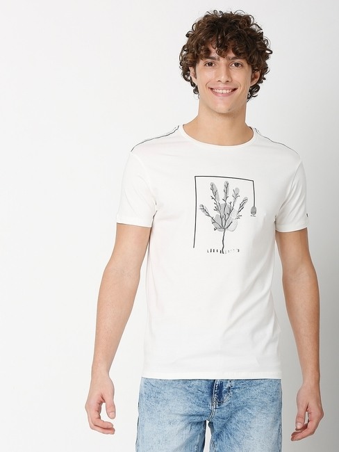 GAS | Scuba Printed Slim Fit Crew-Neck T-shirt