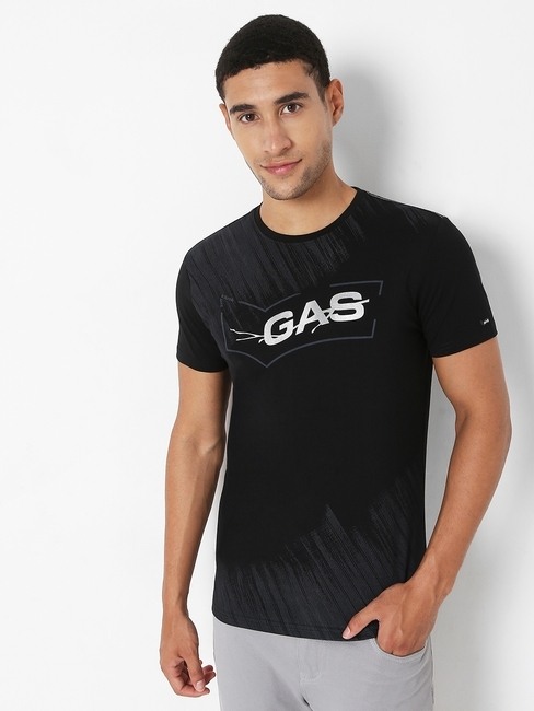 GAS | Scuba Colour Branch Slim Fit Crew-Neck T-shirt