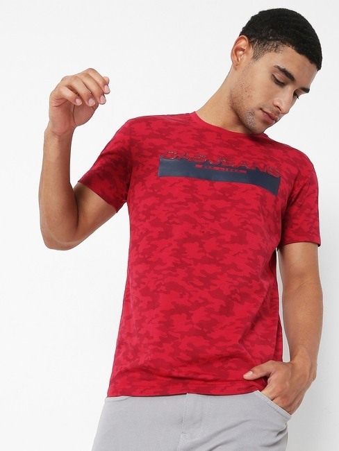 GAS | Scuba Camo Slim Fit Crew-Neck T-shirt