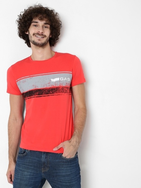 GAS | Scuba Logo Slim Fit Crew-Neck T-shirt