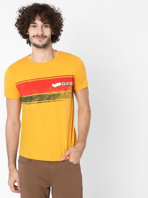GAS | Scuba Logo Slim Fit Crew-Neck T-shirt