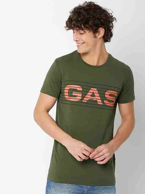 GAS | Scuba Logo Slim Fit Crew-Neck T-shirt
