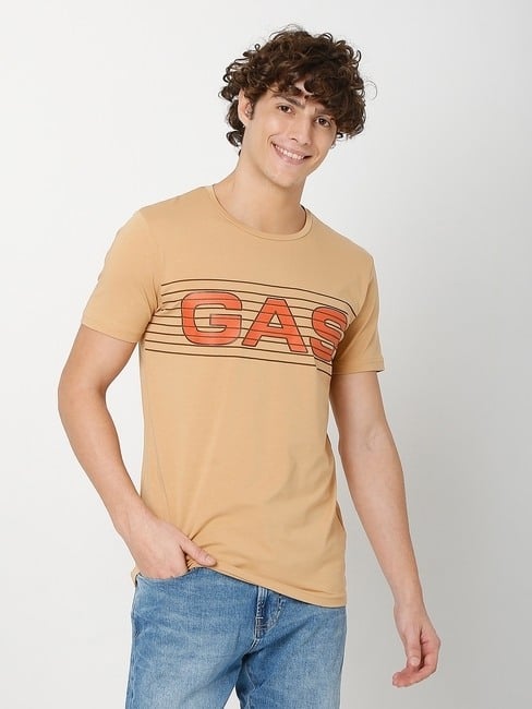 GAS | Scuba Logo Slim Fit Crew-Neck T-shirt
