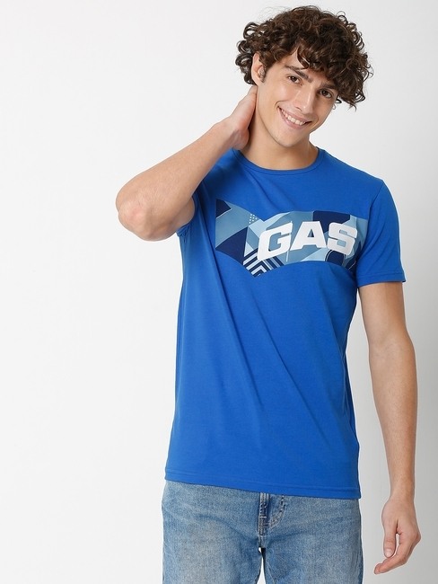 GAS | Scuba Logo Slim Fit Crew-Neck T-shirt