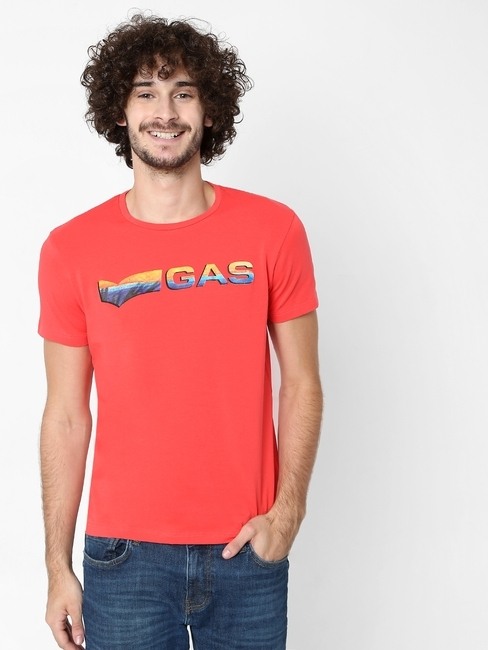 GAS | Scuba Logo Slim Fit Crew-Neck T-shirt