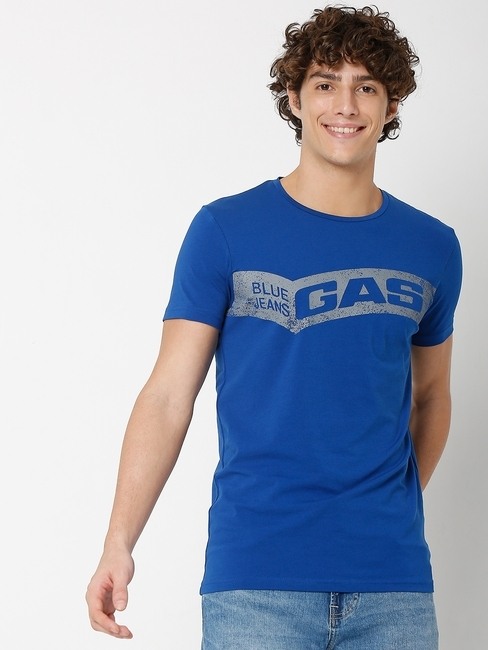 GAS | Scuba Logo Slim Fit Crew-Neck T-shirt