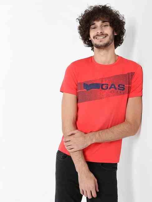 GAS | Scuba Logo Double Slim Fit Crew-Neck T-shirt