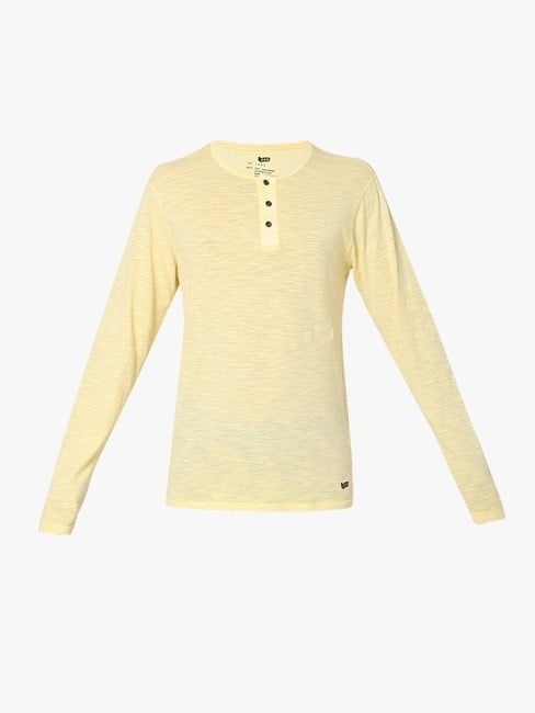 Heathered CPD Slim Fit Henley T-shirt