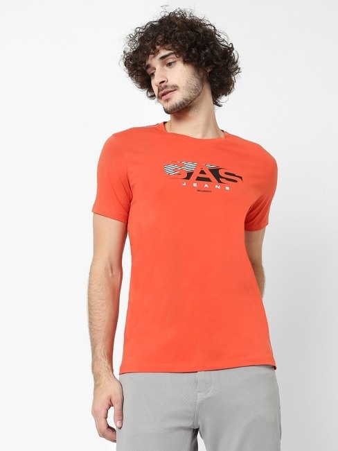 GAS | Scuba ND Logo Slim Fit Crew-Neck T-Shirt
