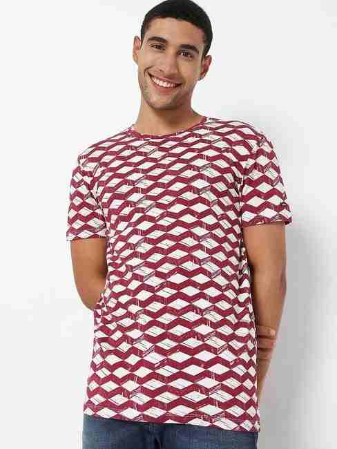 GAS | Scuba Dual Geo Slim Fit Crew-Neck T-shirt