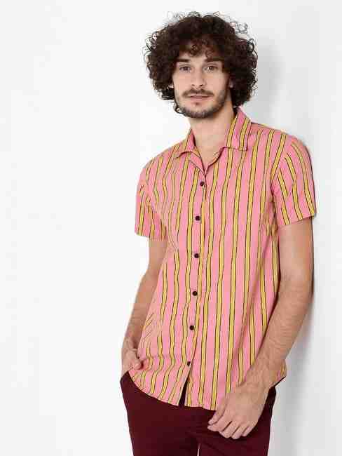 GAS | Striped Spread-Collar Slim Fit Shirt