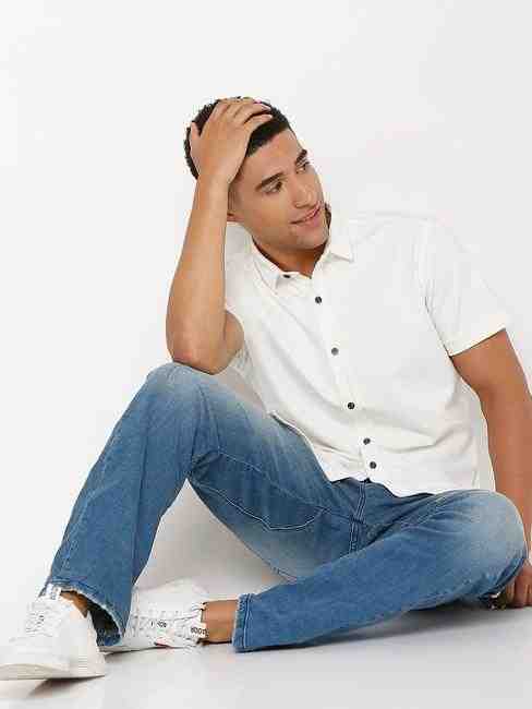 Knit Slim Fit Shirt