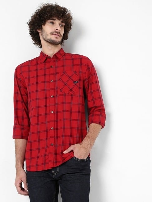 GAS | Victor Checked Slim Fit Shirt