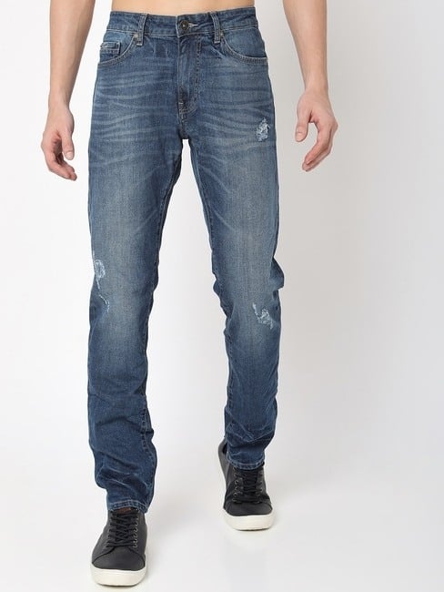 GAS | Anders Z Distressed Slim Fit Jeans