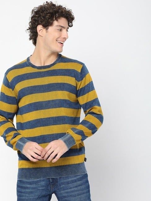 GAS | Waldo Striped Slim Fit Pullover
