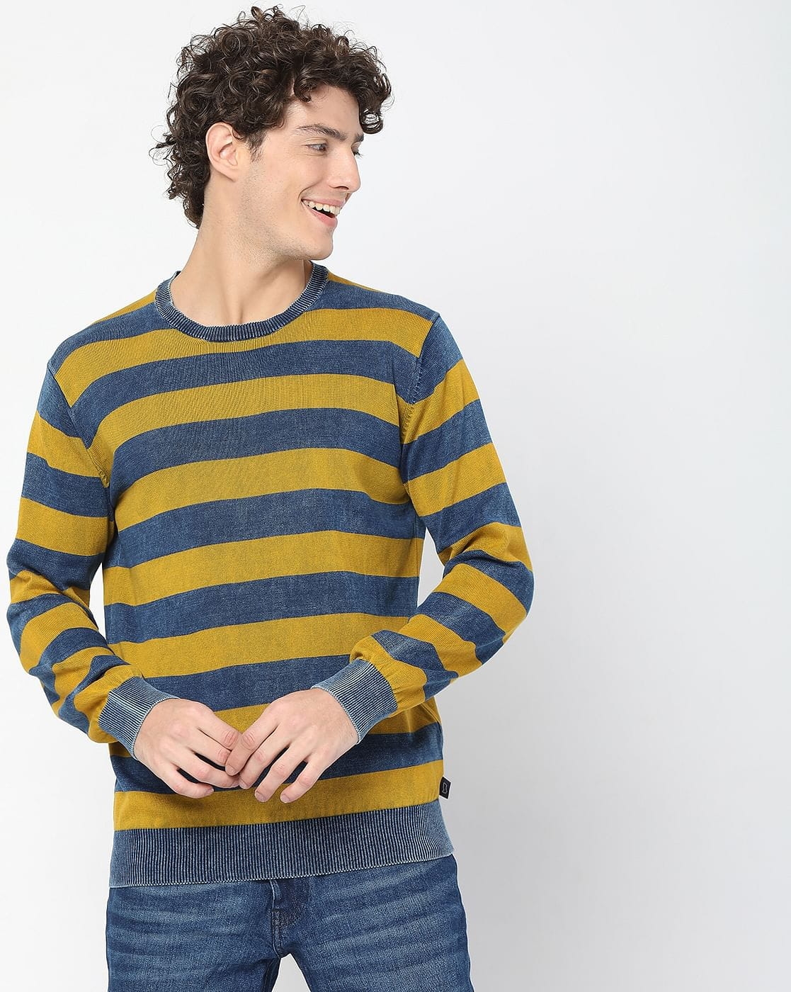 GAS | Waldo Striped Slim Fit Pullover