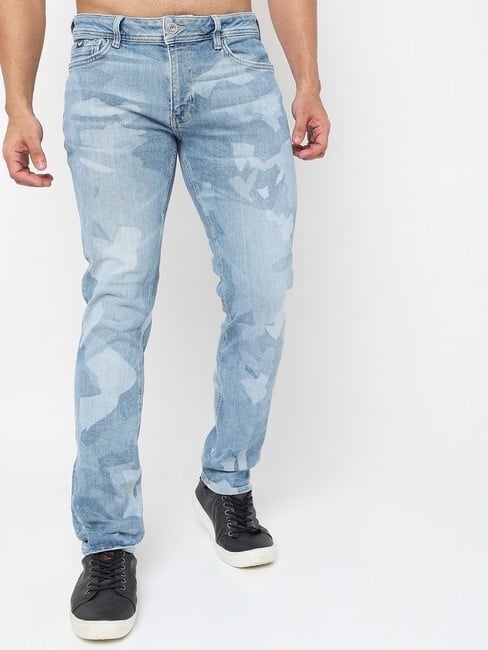 GAS | Mid-Wash Tapered Fit Jeans