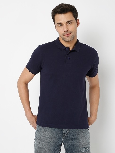 GAS | Ralph Basic Navy Polo T-shirt