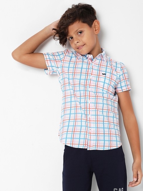 GAS | Lanzo Jr Checks Cotton Shirt