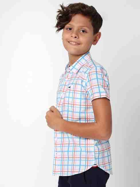 Lanzo Jr Checks Cotton Shirt