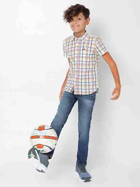 Lanzo Jr Checks Cotton Shirt