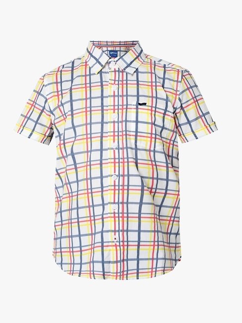 Lanzo Jr Checks Cotton Shirt