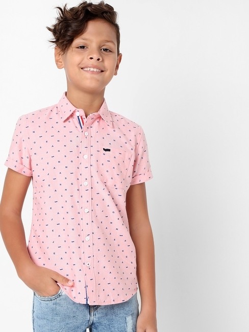 GAS | Bruno AOP Micro Printed Cotton Shirt