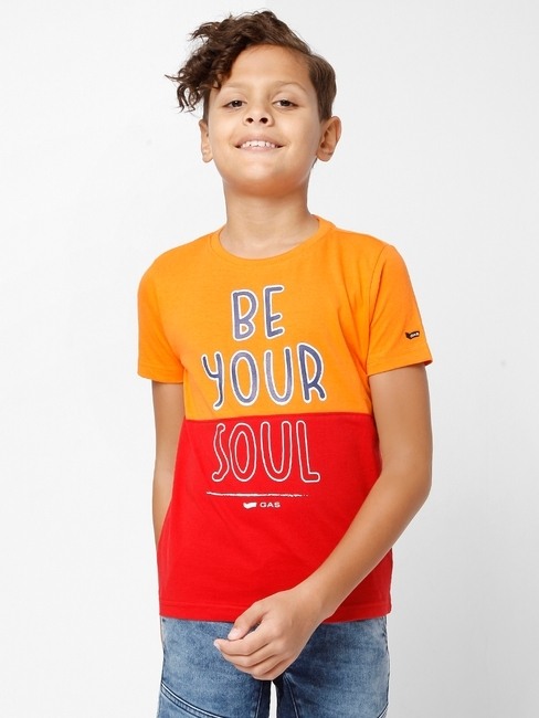 GAS | Scuba Soul Coloublock Crew-Neck T-shirt
