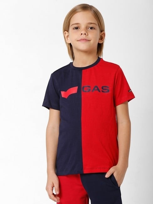 GAS | Scuba Duo Colourblock Slim Fit Round-Neck T-Shirt