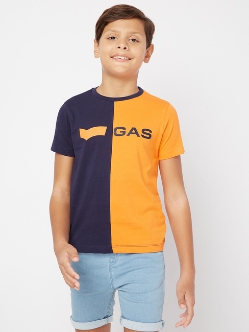 GAS | Scuba Duo Colourblock Slim Fit Round-Neck T-Shirt