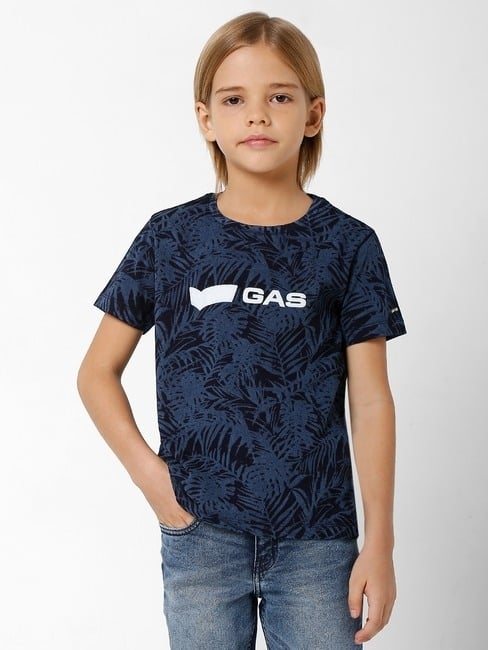 Scuba Jungle Print Crew-Neck T-Shirt