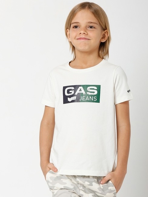 GAS | Scuba Duo Logo Round-Neck T-shirt