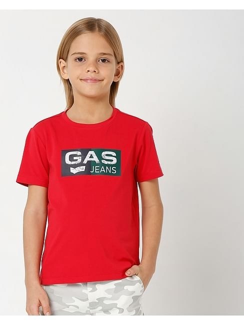 GAS | Scuba Duo Logo Round-Neck T-Shirt