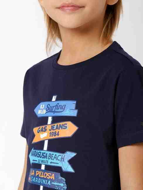 Scuba Arrow Round-Neck T-shirt