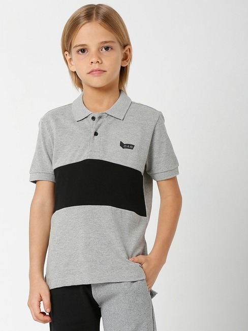 GAS | Ralph Tape Cotton Polo T-shirt