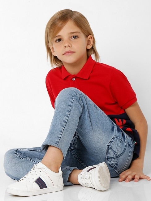 GAS | Washed Mid-Rise Jeans