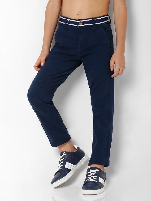 Cotton Trousers with Insert Pockets