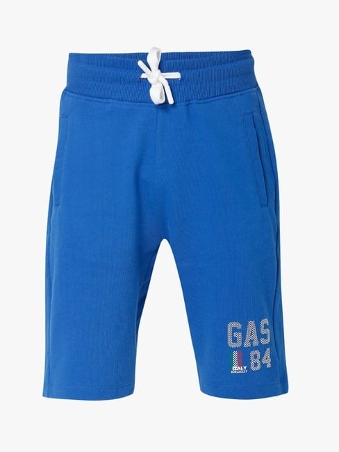 Logo Print Knit Shorts with Insert Pockets