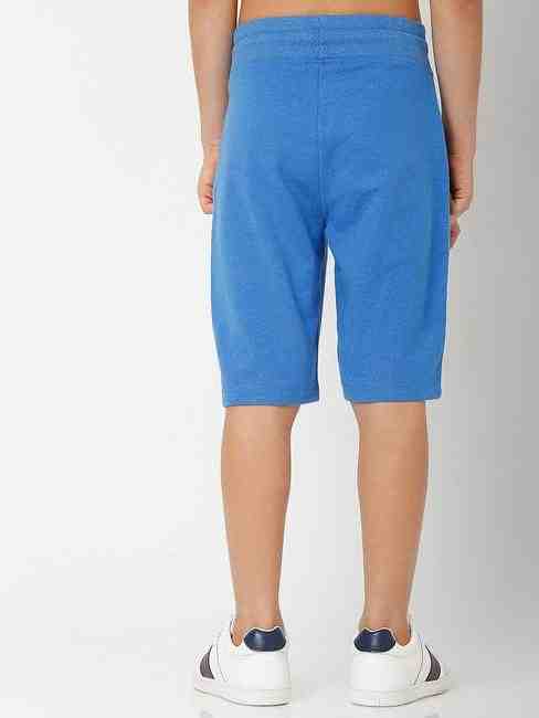 Heathered Knit Shorts with Insert Pockets
