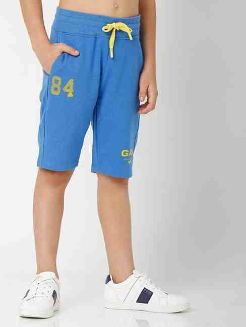 Heathered Knit Shorts with Insert Pockets