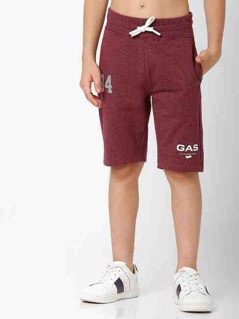 Heathered Knit Shorts with Insert Pockets