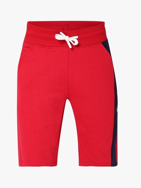 Colourblock Knit Shorts with Insert Pockets