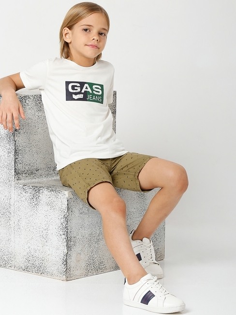 GAS | Micro Print Shorts with Insert Pockets