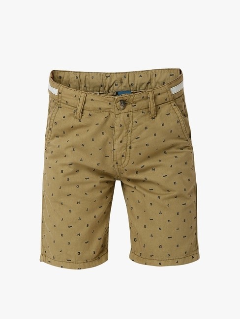 Micro Print Shorts with Insert Pockets
