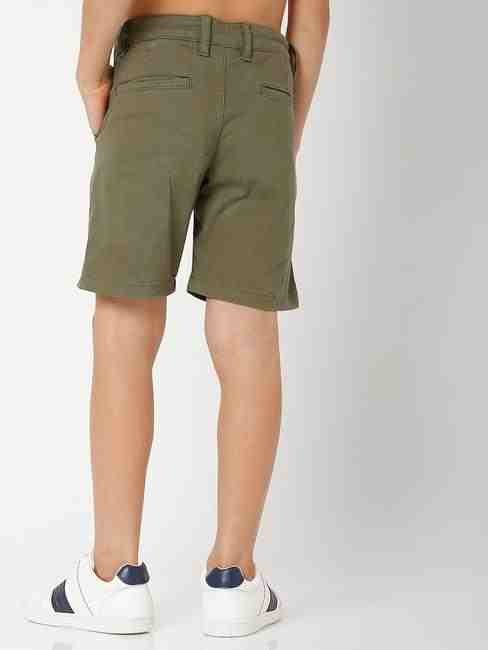 Woven Shorts with Insert Pockets