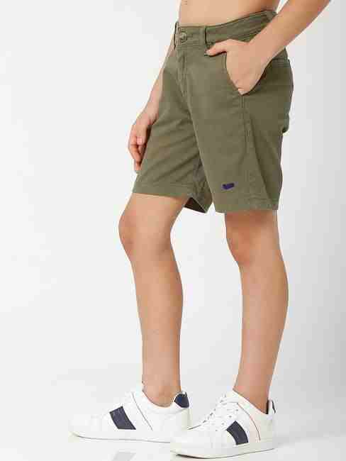 Woven Shorts with Insert Pockets