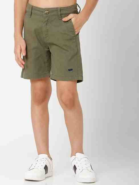 Woven Shorts with Insert Pockets