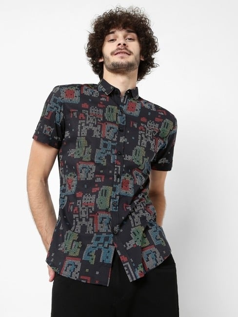 GAS | Sharp Pixel Slim Fit Shirt