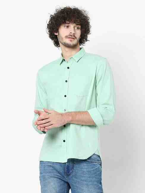 GAS | Relaxed Fit Cotton Shirt with Spread Collar